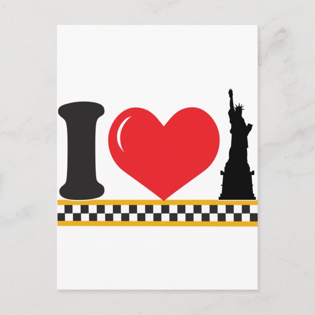 I Love New York Postcard (Front)