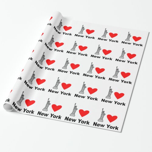 I Love New York Wrapping Paper