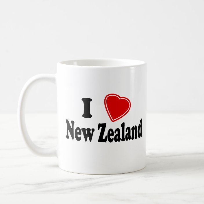 I Love New Zealand Mug