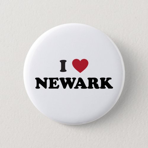 I Love Newark New Jersey Pinback Button
