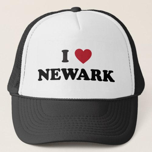 I Love Newark New Jersey Trucker Hat