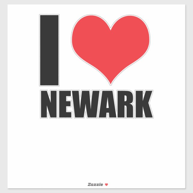 I love Newark Sticker (Sheet)