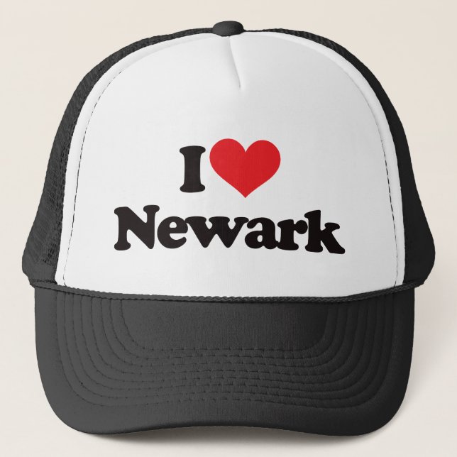 I Love Newark Trucker Hat (Front)