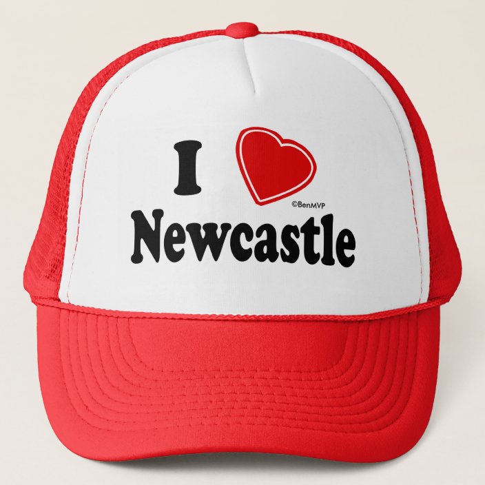 I Love Newcastle Trucker Hat