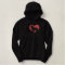 I Love Newfs Embroidered Hooded Sweatshirt