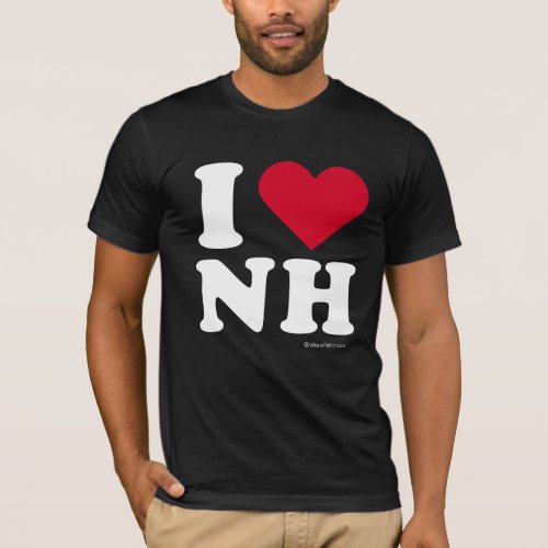 I LOVE NH I LOVE NEW HAMPSHIRE T_Shirt