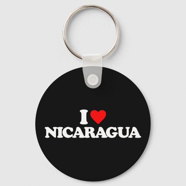 I LOVE NICARAGUA KEYCHAIN (Front)