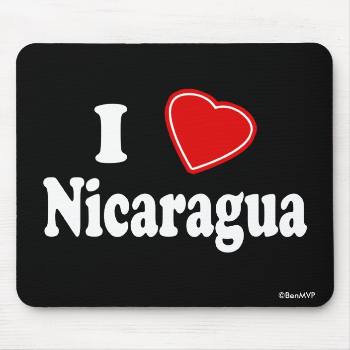 I Love Nicaragua Mousepad