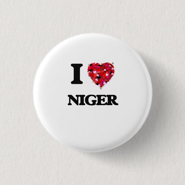 I Love Niger Button (Front)