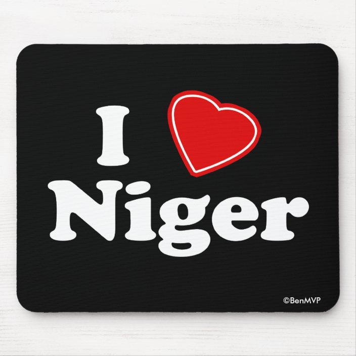 I Love Niger Mousepad