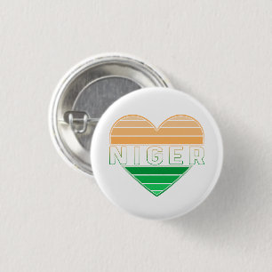 I Love Niger, Nigerien Heart Button