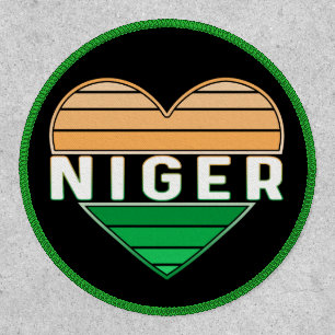 I Love Niger, Nigerien Heart Patch