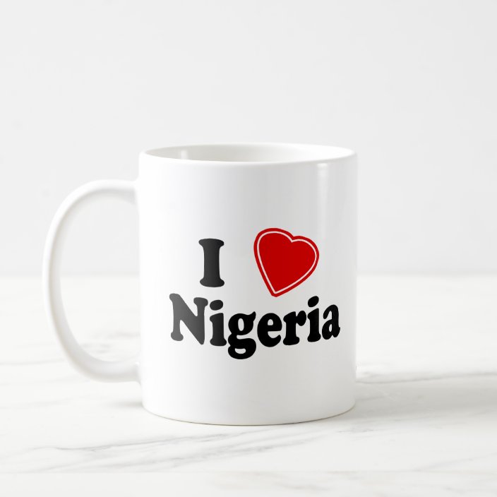 I Love Nigeria Coffee Mug