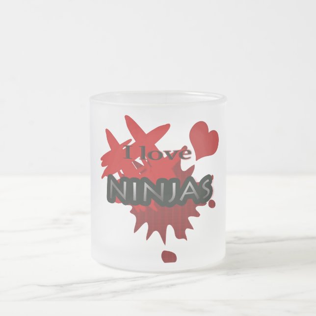 I Love Ninjas Mug (Center)