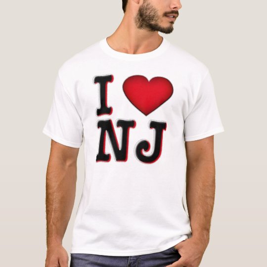 I Love NJ Apparel & Merchandise T-Shirt