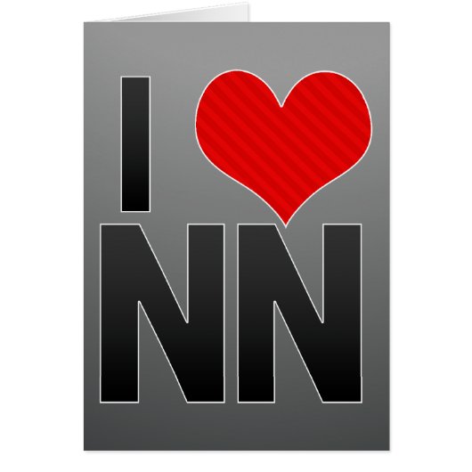 I Love NN Cards (Front)