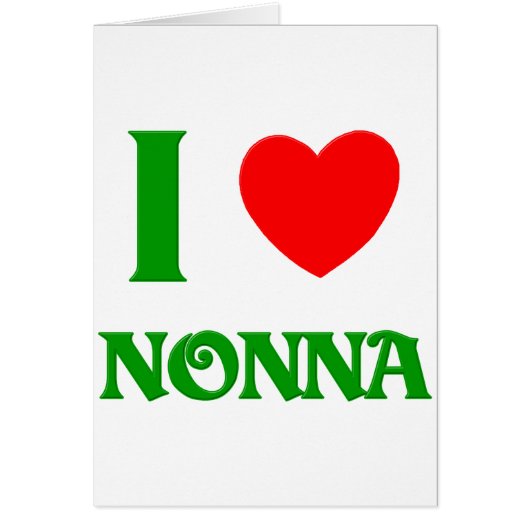 I Love Nonna Cards (Front)