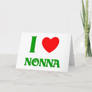 I Love Nonna Holiday Card