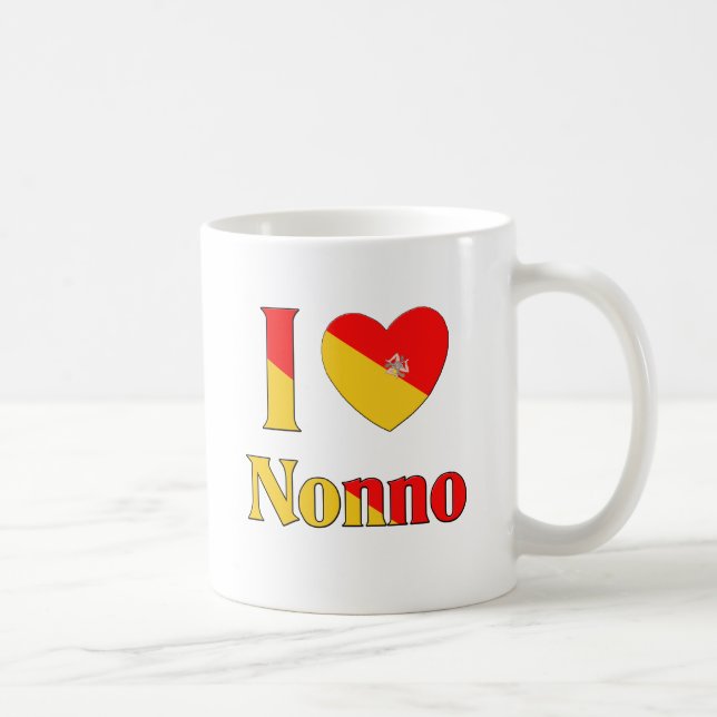 I Love Nonno Coffee Mug (Right)