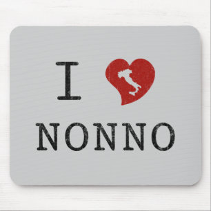 I Love Nonno Mousepad