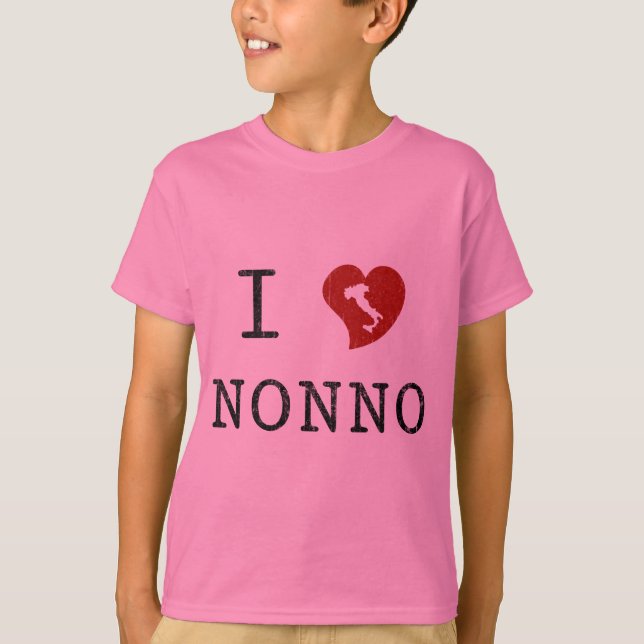 I Love Nonno T-Shirt (Front)