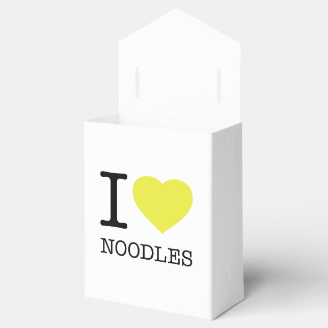 I LOVE NOODLES FAVOR BOXES (Opened)