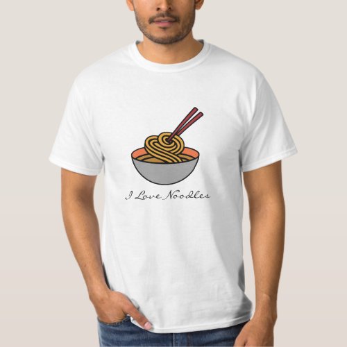 I Love Noodles T_Shirt