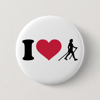 I love nordic walking button