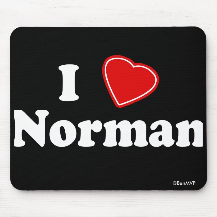 I Love Norman Mousepad