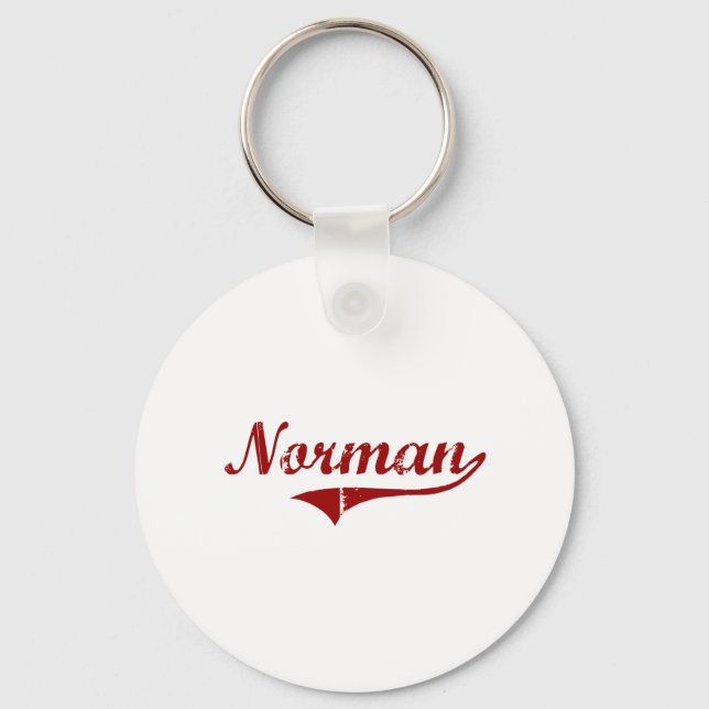 I Love Norman Oklahoma Keychain (Front)