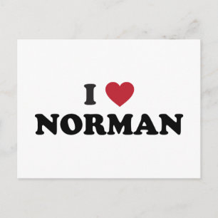 I Love Norman Oklahoma Postcard