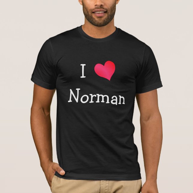 I Love Norman T-Shirt (Front)