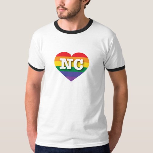 I love North Carolina Gay Pride T_Shirt