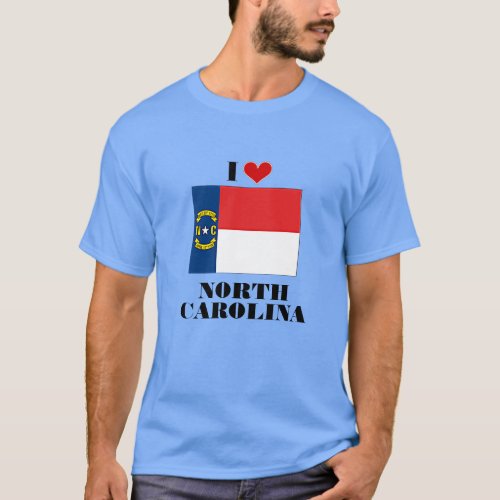 I Love North Carolina T_Shirt