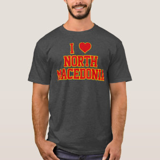I Love North Macedonia  T-Shirt