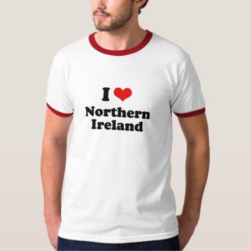 I Love Northern Ireland Tshirt