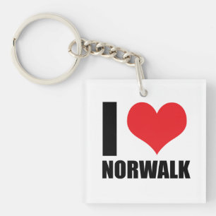 I love Norwalk Keychain