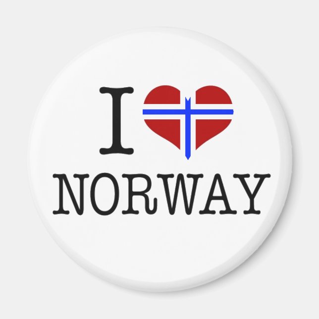 I love Norway Magnet (Front)