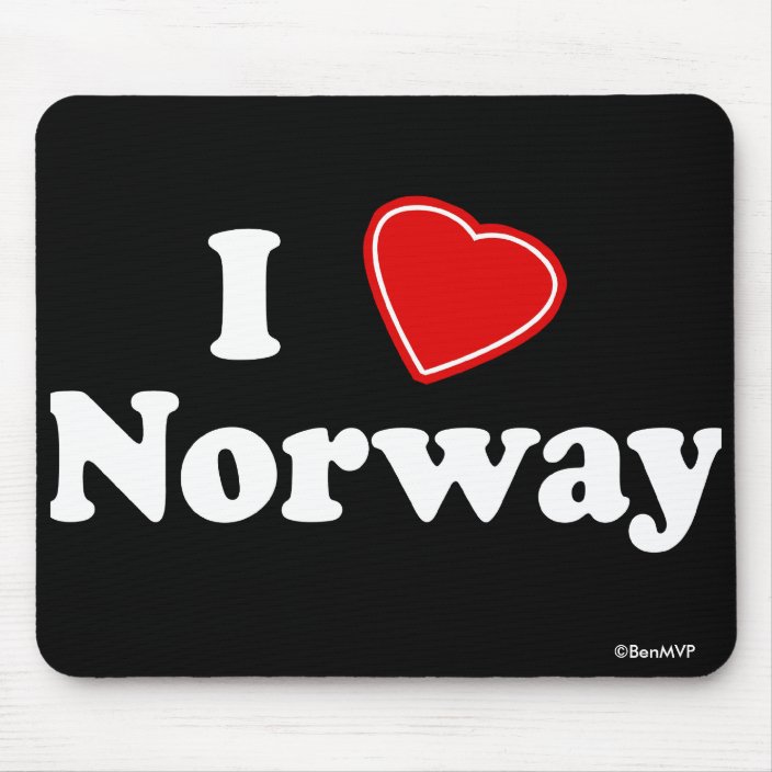 I Love Norway Mousepad