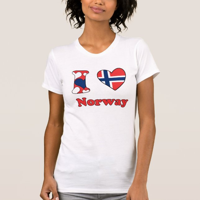 I love Norway T-Shirt (Front)