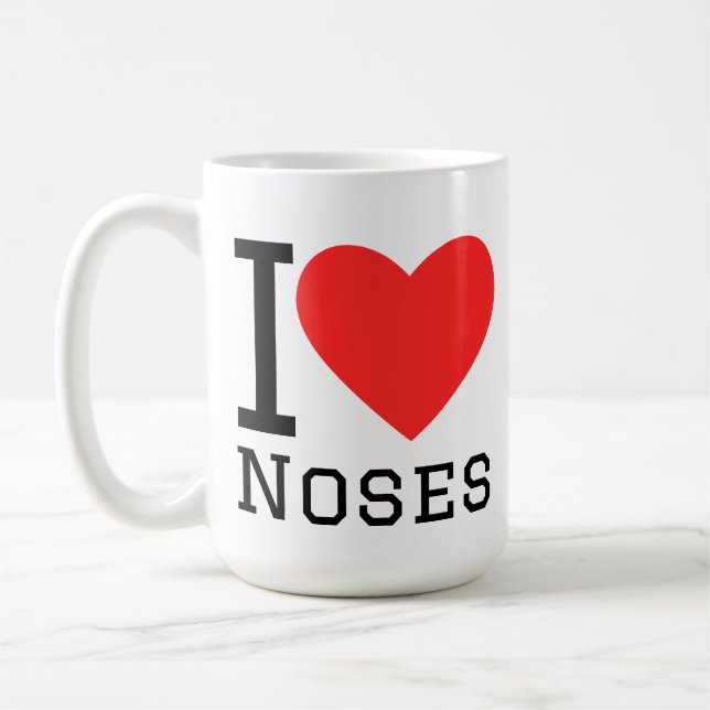 I love noses coffee mug (Left)