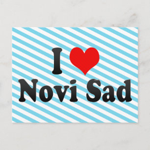I Love Novi Sad, Serbia Postcard