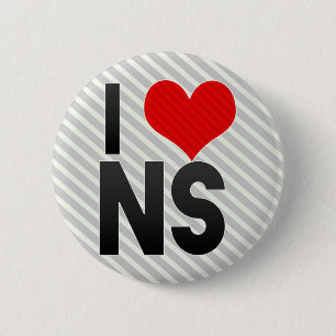 I Love NS Pinback Button