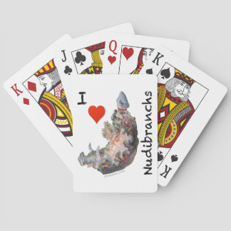 I love Nudibranchs Classic Playing Cards