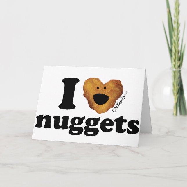I love nuggets card (Front)