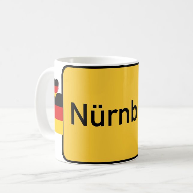 I love Nürnberg - Nuremberg Germany Coffee Mug (Front Left)