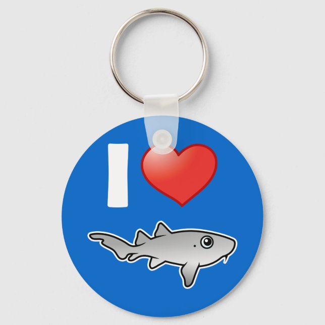 I Love Nurse Sharks Keychain (Front)