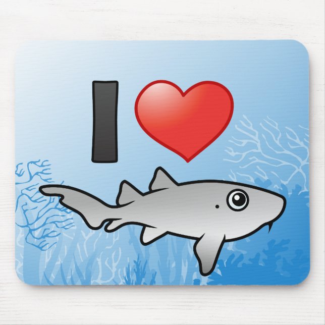 I Love Nurse Sharks Mouse Pad (Front)