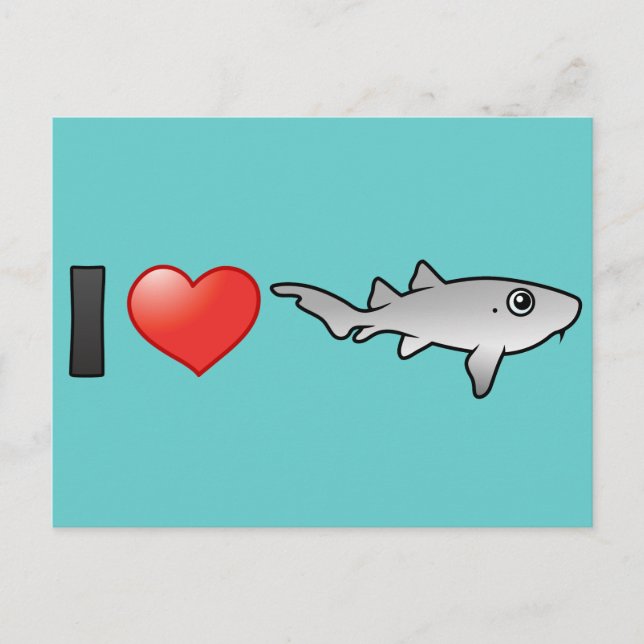 I Love Nurse Sharks Postcard (Front)