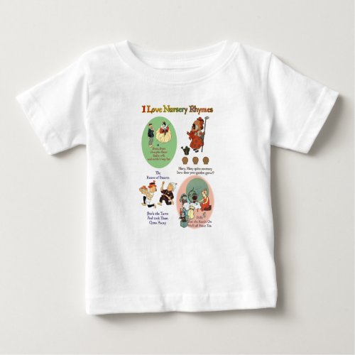 I LOVE NURSERY RHYMES 3 BABY T_Shirt